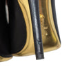 Rare Versace 2013 gold western boots in black, size 40.5