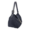 Vintage Fendi Mama double flap baguette shoulder bag in black