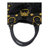 Gucci Babouska Hysteria Fall 2008 large python fringe tote in black
