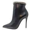 Christian Louboutin Booty Chain 100 bootie in black, size 37.5