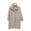 Burberry Rushworth wool cashmere blend coat in beige, size 14