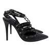 Valentino Rolling Rockstud 100mm Pump in Black, size 37