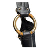Vintage Gucci Bamboo Ring Shoulder Bag in Black