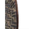 Vintage Fendi Zucca Shoulder Bag in Brown