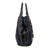Gucci Babouska Hysteria Fall 2008 large python fringe tote in black