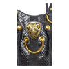 Gucci Babouska Hysteria Fall 2008 large python fringe tote in black