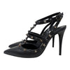 Valentino Rolling Rockstud 100mm Pump in Black, size 37