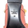 Valentino Garavani Roman stud flat mule in brown, size 38