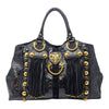 Gucci Babouska Hysteria Fall 2008 large python fringe tote in black