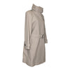 Burberry Rushworth wool cashmere blend coat in beige, size 14