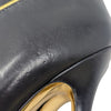 Rare Versace 2013 gold western boots in black, size 40.5
