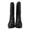 Chanel 2016 pearl button boots in black, size 36.5