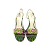 Prada x Holliday & Brown 2003 Tulip Platform Heel in Green, size 40