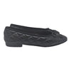 Chanel ballet flats in quilted black, size 37