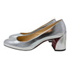 Christian Louboutin Miss Sab 55 pumps in silver, size 40