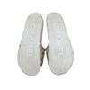 Chanel Camellia Tweed Slides in White, size 38