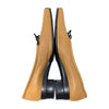 Vintage Chanel  Square Toe Ballet Pump in Beige, size 9