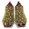 Christian Louboutin Spike Sock sneaker in leopard, size 37.5