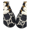 Gucci Tweed GG Monogram Combat Boots in Black, size 38.5