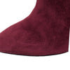 Christian Louboutin Eloise 100 ankle boot in burgundy, size 37.5