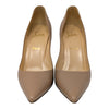 Christian Louboutin Apostrophy 100 pump in nude, size 39