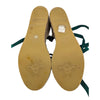 Gucci Lilibeth Sylvie Espadrille Wedge Sandals in Green, size 41