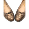 Chanel Ballet Flat in Bronze, size 38
