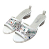 Chanel 2019 Clear PVC Slide Sandal in White, size 39.5