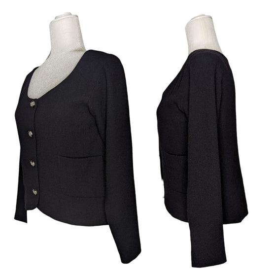 Chanel Cruise 2012 jacket in black, size FR40