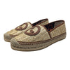 Gucci Adela GG logo espadrille flats in beige, size 40