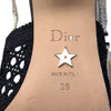 Christian Dior Dior & Moi cannage slingbacks in black, size 39