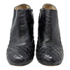 Chanel Quilted Ankle Boots in Black, Size 39