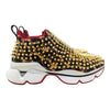 Christian Louboutin Spike Sock sneaker in leopard, size 37.5