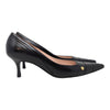 Vintage Chanel kitten heel pump in brown, size 38.5