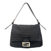 Fendi Zucchino Mama Forever baguette in black