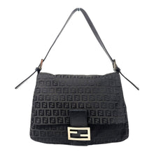  Fendi Zucchino Mama Forever baguette in black