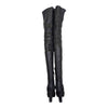 Chanel Thigh-high Platform Boots in Black, size 38.5