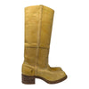 Rare Vintage 90's Frye Campus boot in banana yellow, size 9