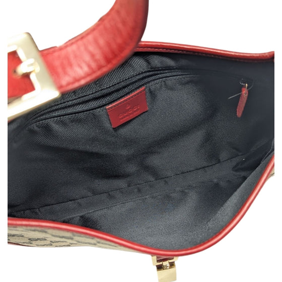 Vintage Gucci Jackie 1961 shoulder bag in navy red