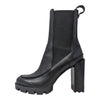 Christian Louboutin Glory 100 lug sole chelsea boot in black, size 40