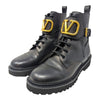 Valentino VLogo combat boots in black, size 38