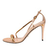 Gucci Sylvie Chain 95mm Heel in Rose Gold, size 42