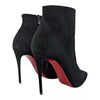 Christian Louboutin So Kate Booty 100 in black suede, size 37.5