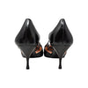 Prada Vintage Cutout Pointed Toe Pump in Brown, size 38.5