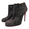 Christian Louboutin Bellissima 100 ankle boot in brown suede, size 38.5