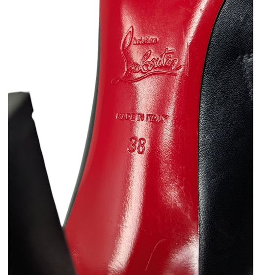 Christian Louboutin Eleonor 85 Boot in Black, size 38
