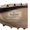 Valentino Rockstud pumps in black patent and blush, size 38