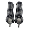 Dior Gang Tartan Ankle Boot in Black and White, size 39.5