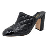Chanel Quilted Mule Heels in Black, size 39