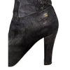 Chanel Thigh-high Platform Boots in Black, size 38.5